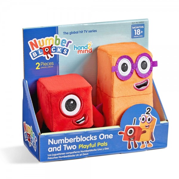 numberblocks one and two plush 01