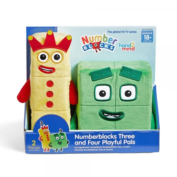 numberblocks three and four plush 01