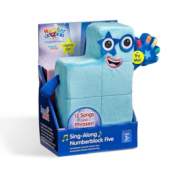 sing along numberblock five plush 01